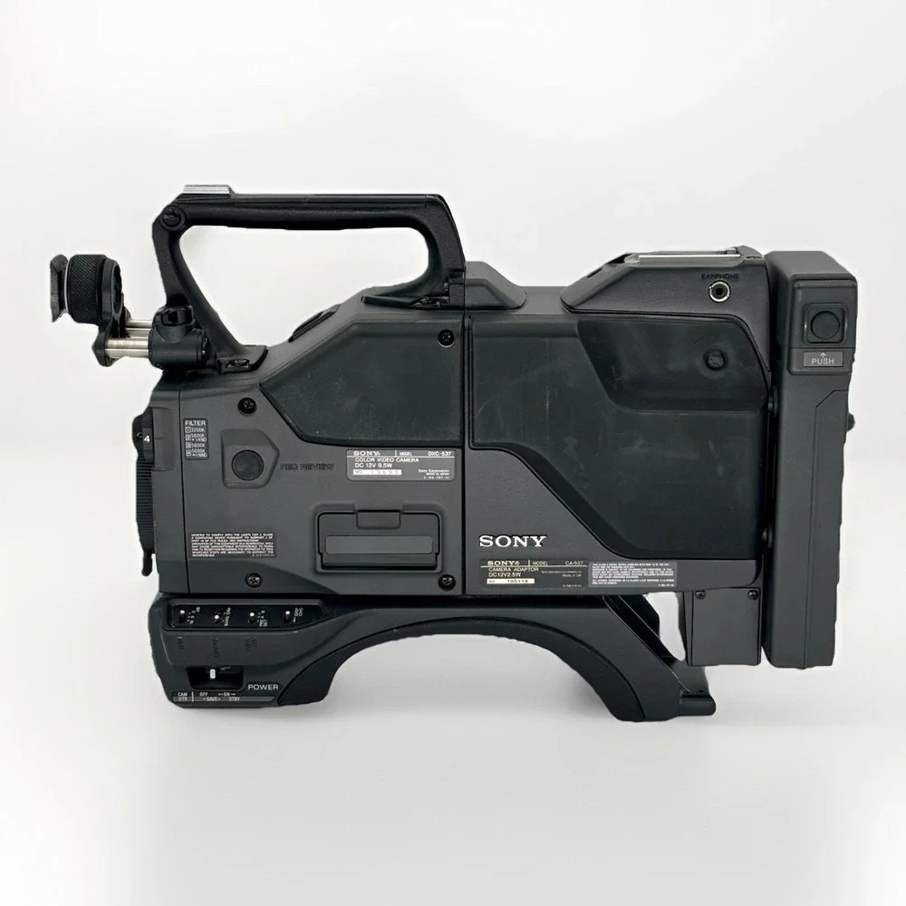 Sony DXC-537 Color Camcorder W/ CA-537 Adaptor Tested Working -No Lens / Battery